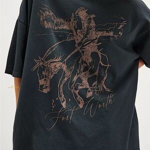 Free People x Daydreamer Cowboy Rodeo Onesize Tee